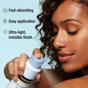 NEW Neutrogena 5oz SPF 30 Ultra Sheer Body Mist Spray Clear Sunscreen